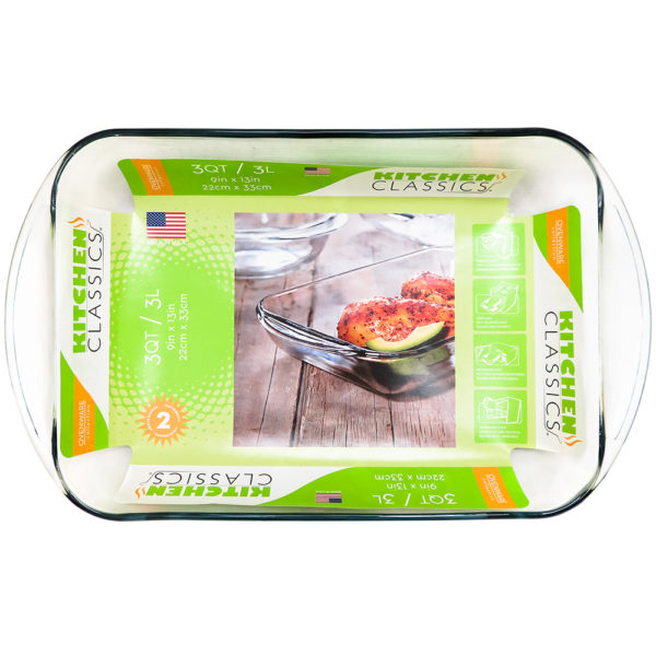 Anchor Hocking Tempered Glass Square Baking Dish,8x8/3 - Cook on Bay