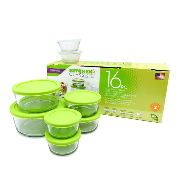 Libra 245172 Tempered Glass Food Storage Set, 12 Piece, 12