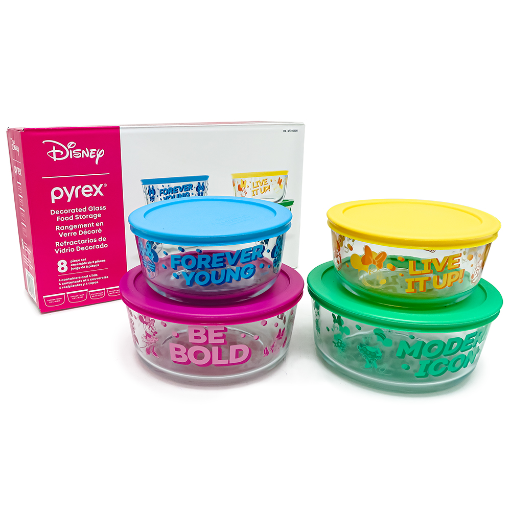 Pyrex Glass Food Storage Containers (7 Cups)